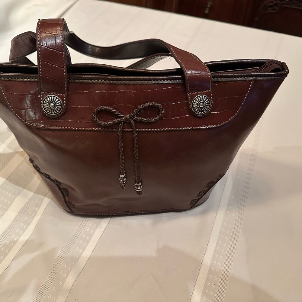 Brown Leather Purse- Yellowstone Look!